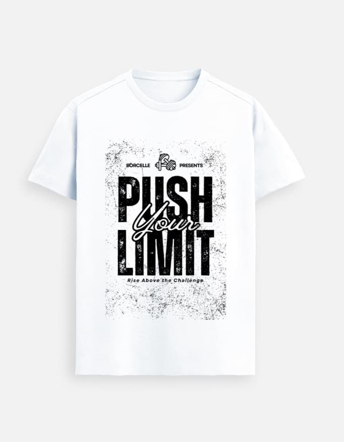 Supima T-Shirt Push Your Limit Print