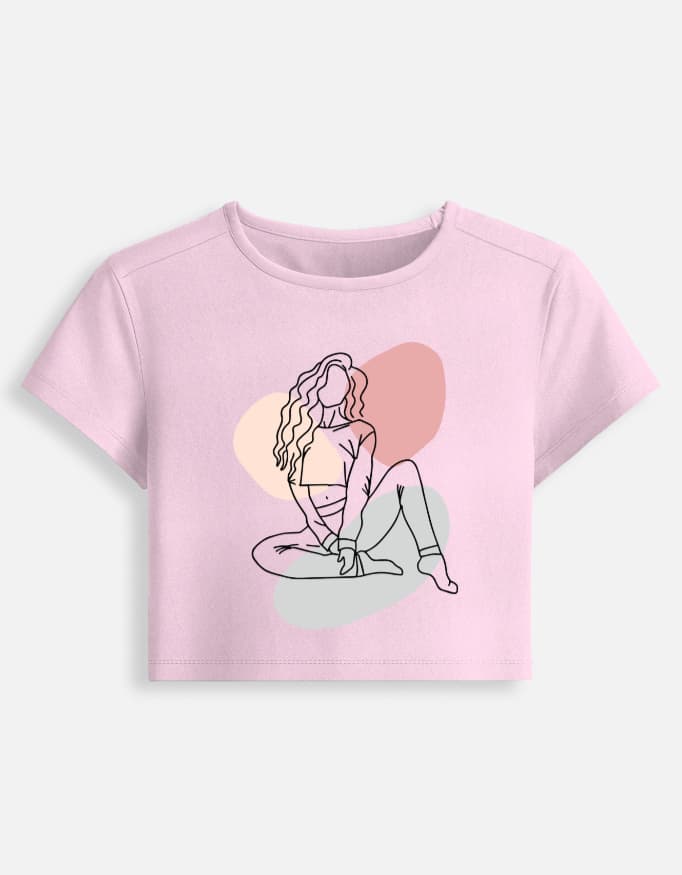 Baby Tee Girl Print