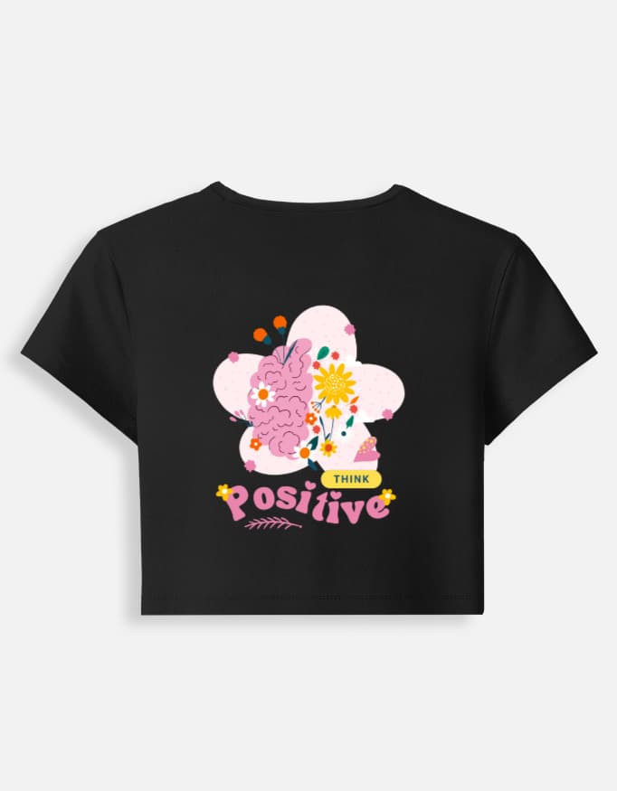 Baby Tee Positive 2 Print