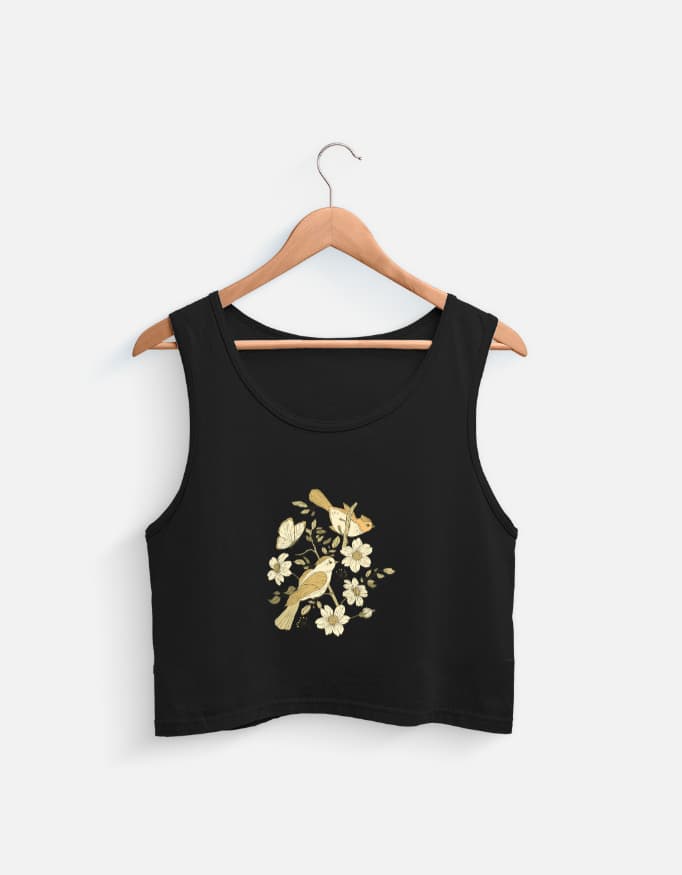 Tank Top Birds Print