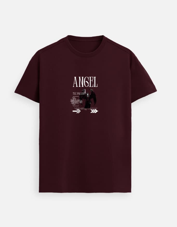 Supima T-Shirt Angel Front Print